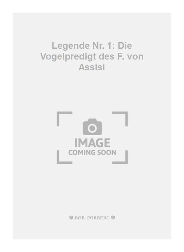 Legende Nr. 1: Die Vogelpredigt des F. von Assisi